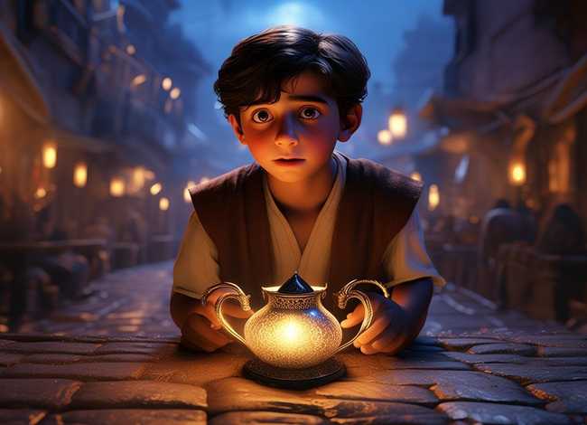 童话故事阿拉丁神灯的故事；阿拉丁神灯的故事全篇