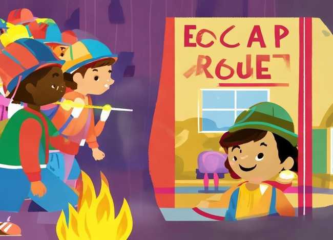 儿童故事火灾逃生，关于火灾逃生的绘本故事
