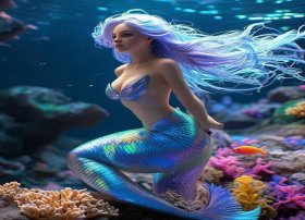 免费儿童故事绘本ppt海的女儿；海的女儿绘本ppt课件