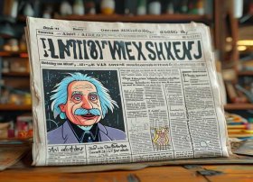 爱因斯坦的故事小报简单 爱因斯坦的故事小报简单又好看