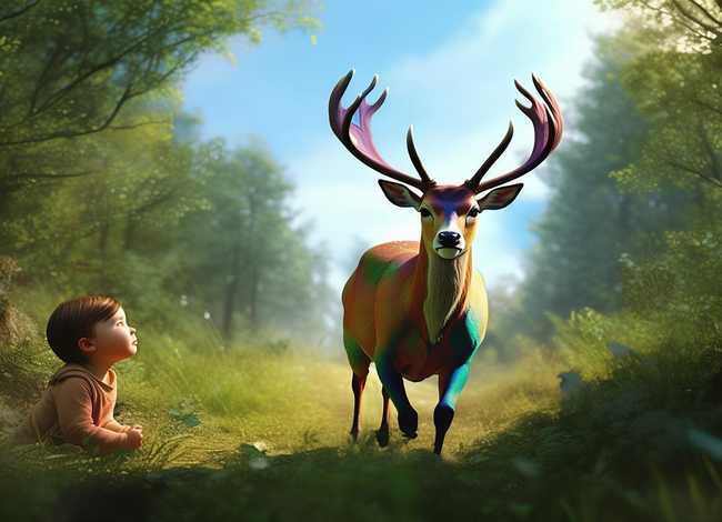 儿童故事九色鹿视频，讲九色鹿故事视频