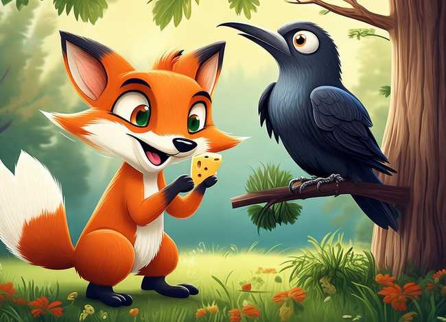 小故事乌鸦和狐狸，小故事乌鸦和狐狸视频