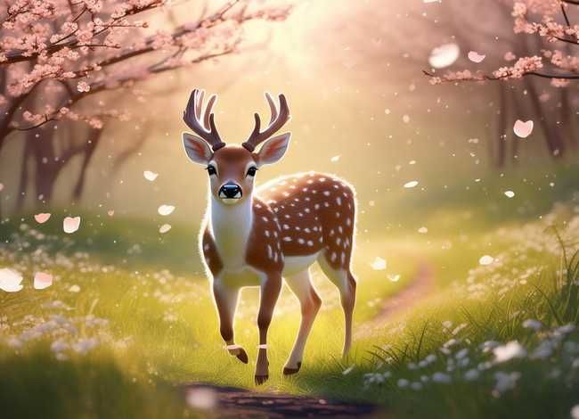 梅花鹿的童话（梅花鹿的童话300字）