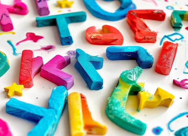 儿童艺术字；儿童艺术字图片