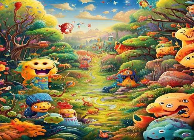 儿童绘本故事图片素材，儿童故事绘本图片素材