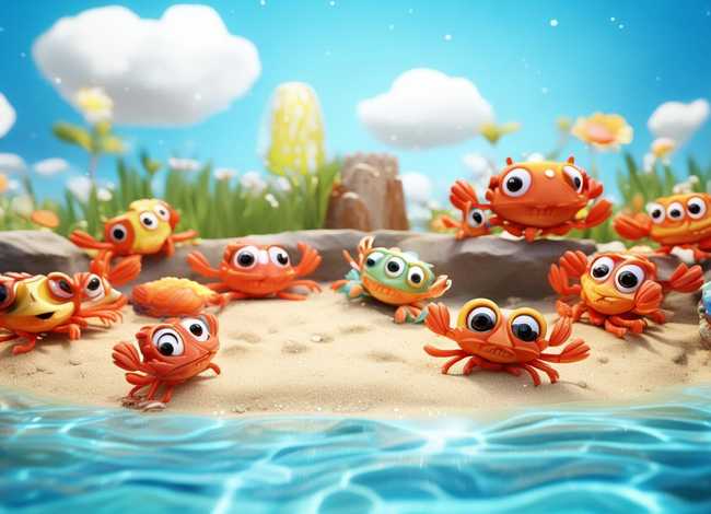 螃蟹的幼儿故事 - 螃蟹的幼儿故事图片