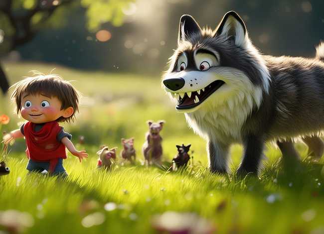 儿童故事狼来了视频，幼儿故事狼来了视频