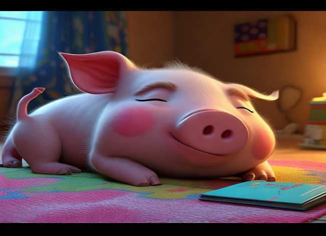 儿童睡前小故事视频懒惰的小猪 - 幼儿简短小故事视频懒惰的小猪