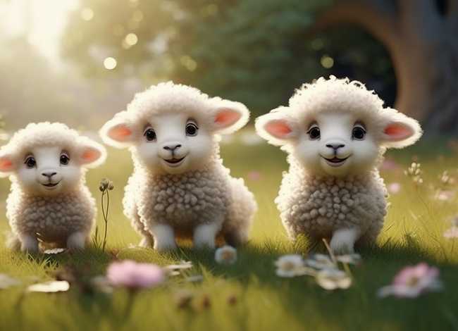 宝宝故事三只羊、宝宝故事三只小羊