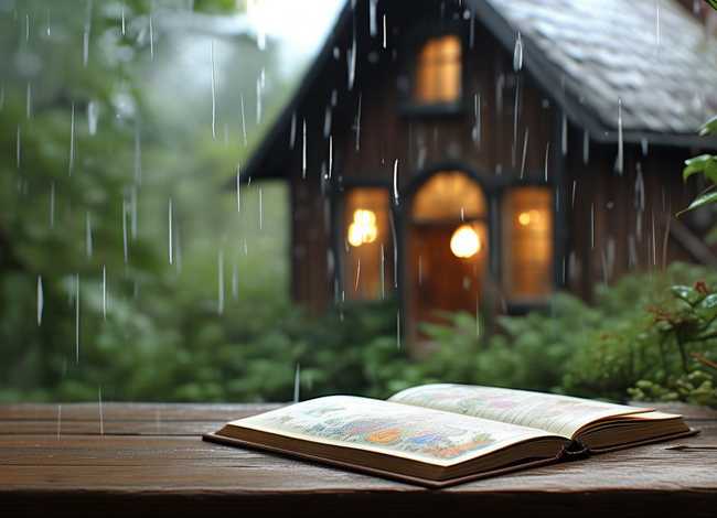 小故事雨天、雨天小故事图片加文字