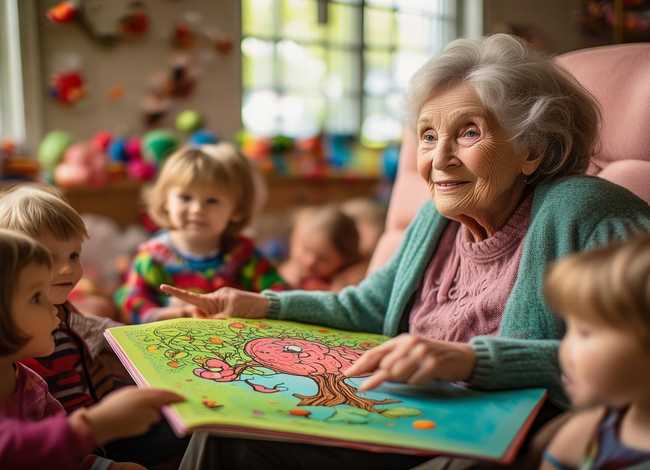 开心的老奶奶儿童故事 关于老奶奶的幼儿故事