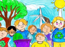 环保儿童画 - 环保儿童画图片