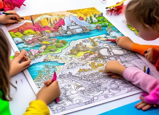 儿童填色游戏百科，儿童填色游戏百科图片