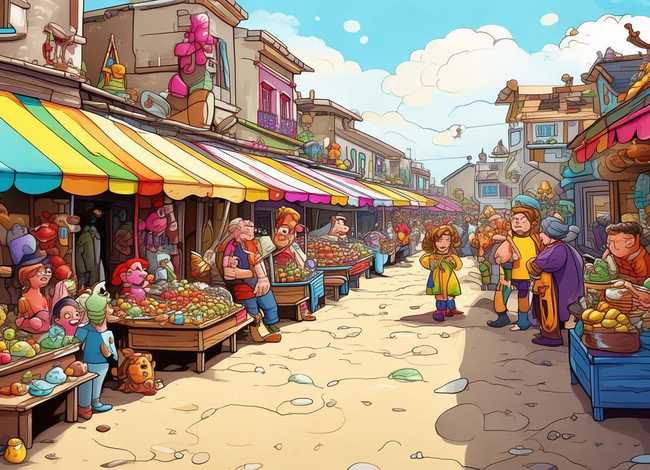 卖东西的绘本，卖东西的绘本图片