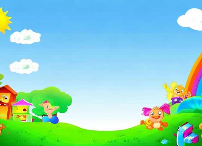 适合儿童的ppt背景图片免费（儿童ppt背景图片模板）
