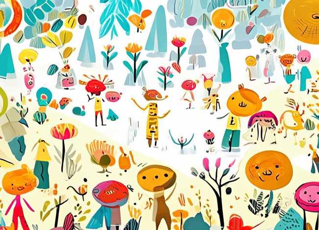 儿童插图简笔画（儿童插画图片大全简单 手绘 简笔画）