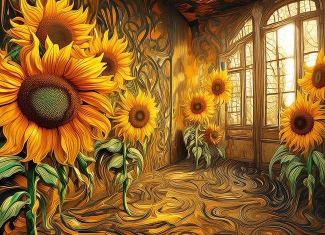 向日葵的故事、梵高向日葵的故事 向日葵的故事、梵高向日葵的故事