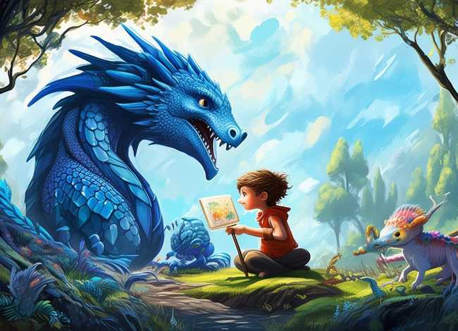 故事 绘画(我与蓝朋友的故事绘画) 故事 绘画(我与蓝朋友的故事绘画)