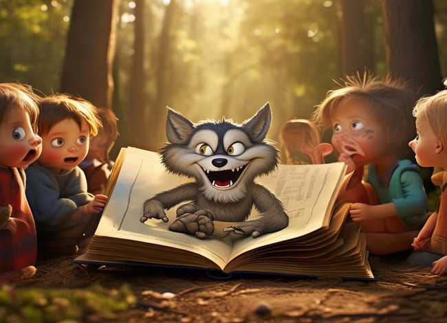 儿童故事大灰狼的故事，大灰狼的故事幼儿故事