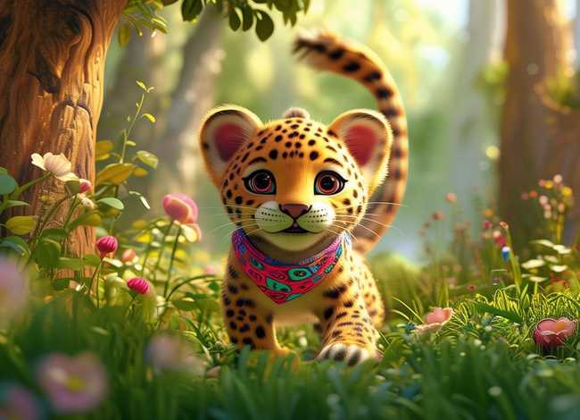 豹的儿童故事 播放豹子的故事 豹的儿童故事 播放豹子的故事