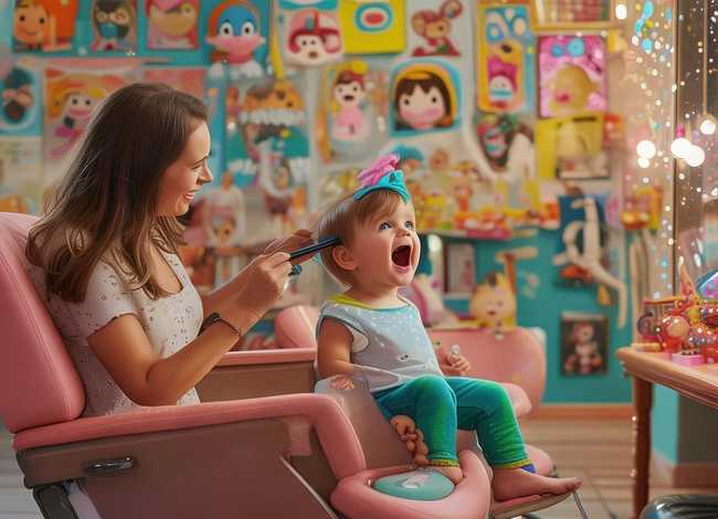 理发店儿童图片，理发店儿童图片大全