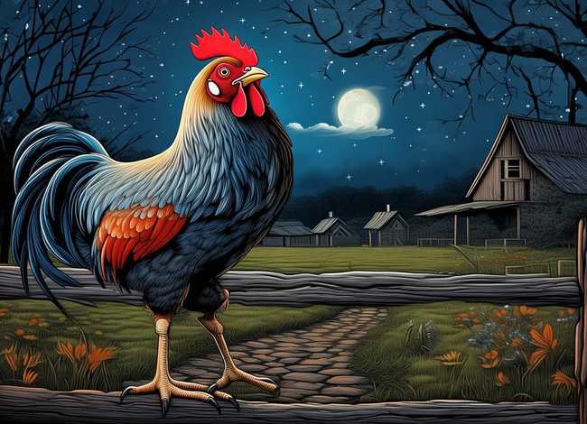 半夜鸡叫小故事；半夜鸡叫小故事图片