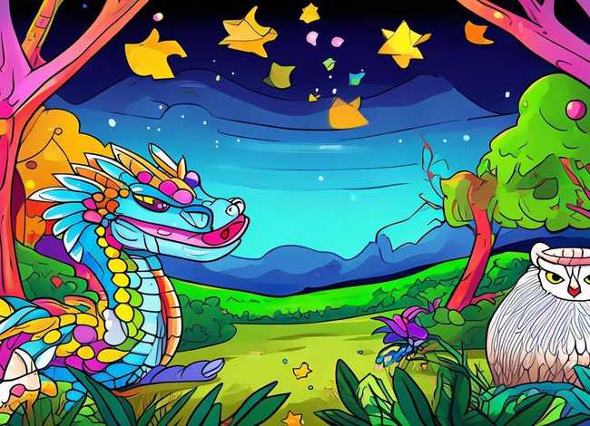 神话故事儿童画（神话故事画画大全简笔）