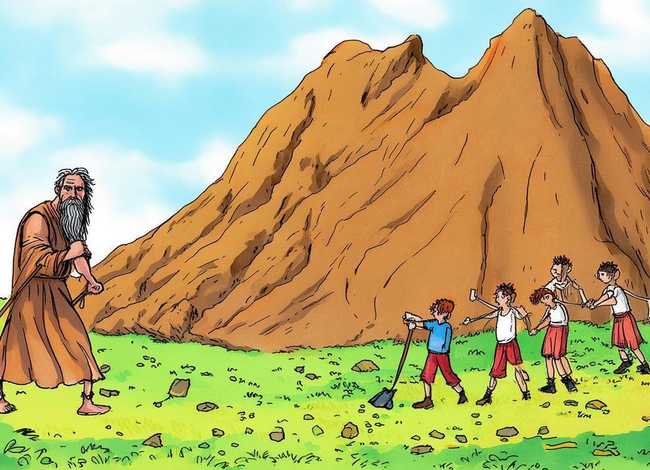 儿童故事愚公移山ppt - 愚公移山儿童绘本ppt