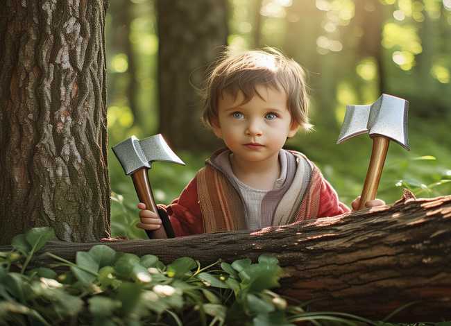 儿童经典故事金斧头银斧头、幼儿故事金斧头银斧头