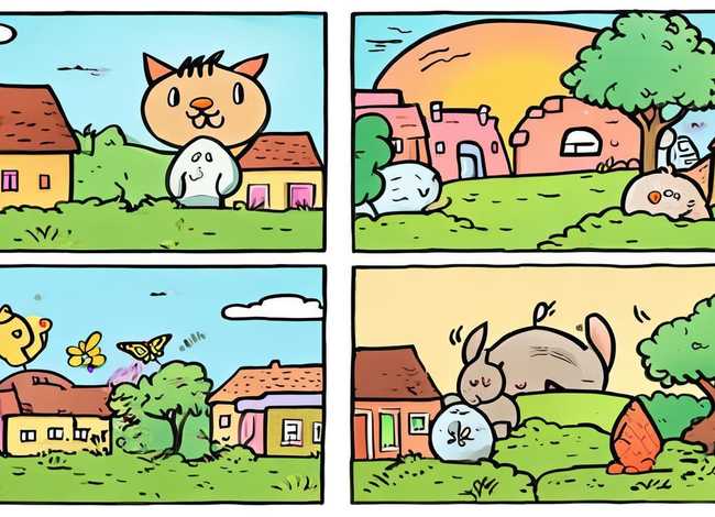 四格的故事配图插画 四格的故事配图插画简单 四格的故事配图插画 四格的故事配图插画简单