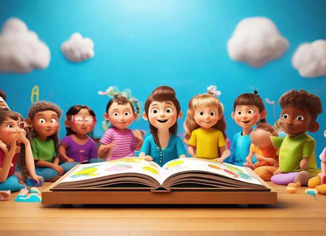 儿童讲故事ppt模板（幼儿讲故事课件）