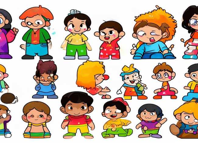 儿童人物小图标、儿童人物小图标素材