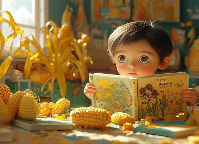 玉米的故事完整版儿童故事，玉米的故事书