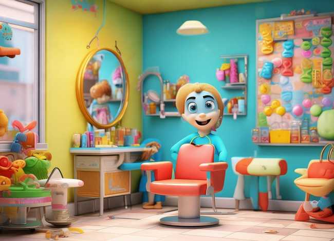 儿童故事理发店；幼儿园故事理发店