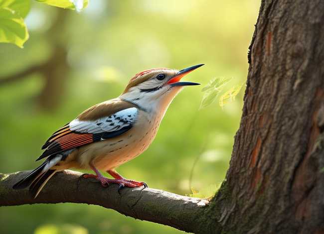 儿童故事啄木鸟说话的声音(啄木鸟发出的声音是什么样的?) 儿童故事啄木鸟说话的声音(啄木鸟发出的声音是什么样的?)