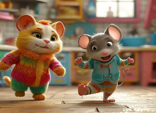 关于猫和老鼠的故事儿童版 - 关于猫和老鼠的故事或动画片