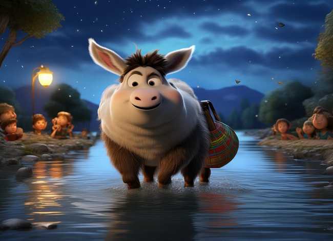 儿童睡前故事驴子过河、驴子过河 睡前故事