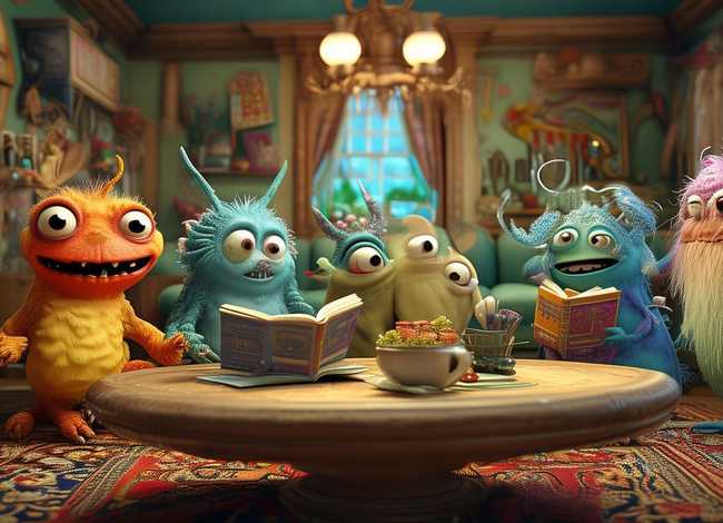 怪物来了绘本读后感、怪物来做客绘本读后感