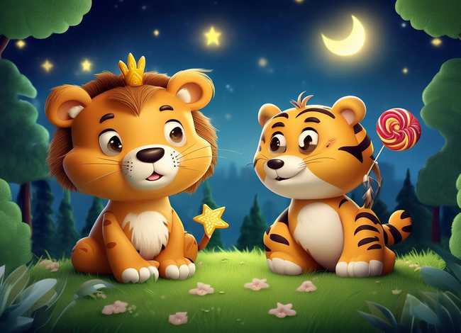 儿童睡前故事狮子和老虎（儿童睡前故事动画片老虎和狮子）