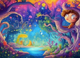 原创故事系列儿童插画，幼儿故事插画