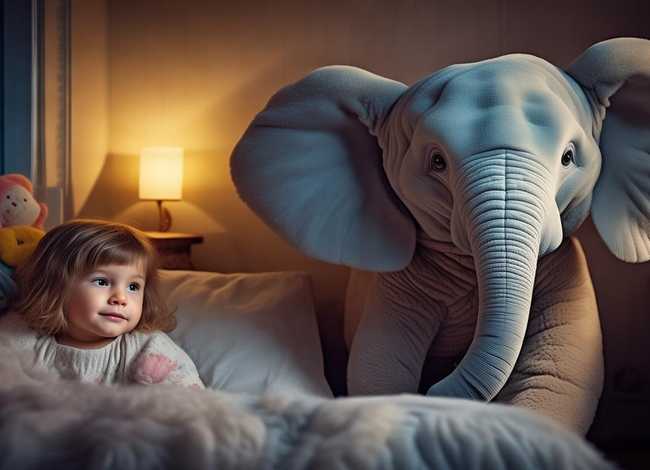 儿童睡前大象故事3岁；大象睡前故事文字版