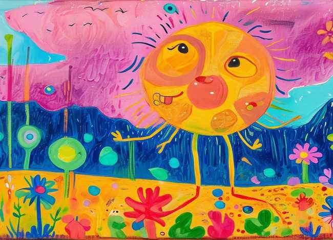 4岁儿童画；4岁小朋友画的画