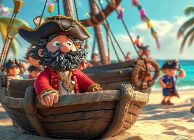 儿童故事海盗船长 海盗船长绘本故事