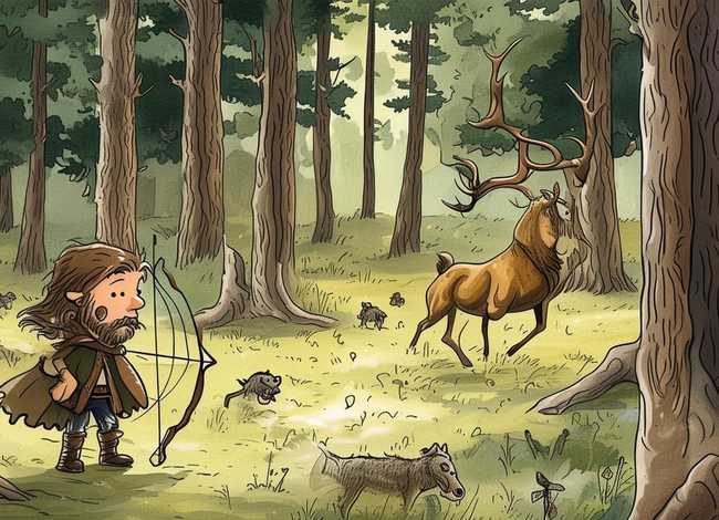 猎人的故事绘本，猎人的故事绘本内容