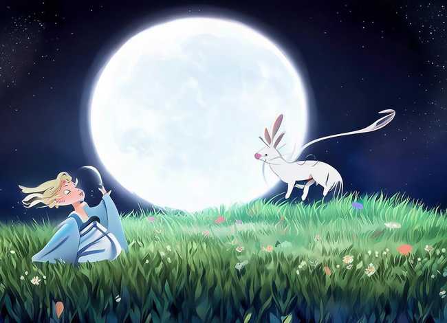 嫦娥玉兔的儿童故事 - 嫦娥玉兔的故事动画片