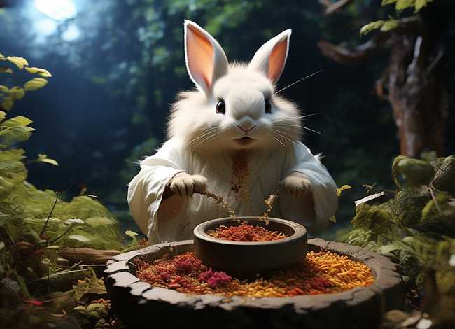 玉兔捣药的完整儿童故事 - 玉兔捣药的故事全文