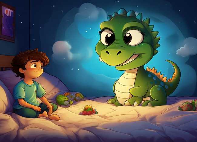 儿童睡前恐龙故事100字；少儿睡前故事恐龙的故事