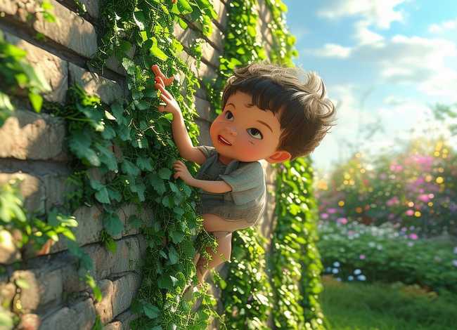 爬山虎的儿童故事 爬山虎的故事幼儿的