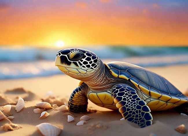 小海龟的故事 小海龟的故事简短