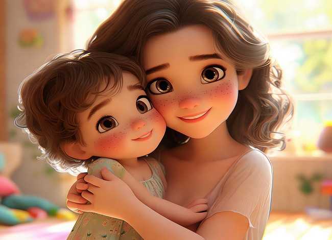 幼儿爱妈妈绘本故事完整版 幼儿爱妈妈绘本故事完整版图片